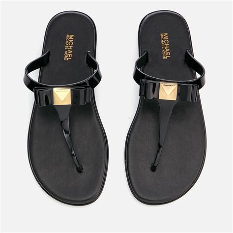 caroline jelly sandal michael kors|michael kors jelly thong sandals.